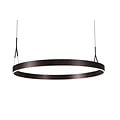 Fantasia Fantasia Pure round LED pendant lamp Ø91cm copper brown, dimmable, 3000K warm white light, 2100 lumens