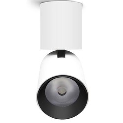 Cylinder ceiling light 7W LED black or white dimmable