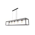 Fantasia Kago hanglamp oud koper, E27x5 fitting, 5 lichtpunten, 150 cm lang, staal, IP20