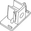 Fantasia embout pour système de rail, compatible monophasé ou triphasé, disponible en blanc ou noir