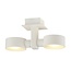 Fantasia NicNac plafondlamp 2x G9 LED satijn wit, dimbaar, richtbaar, 2700K warm wit