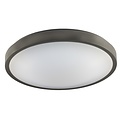 Fantasia OXY ronde plafondlamp in zilverkleurig metaal, CCT instelbaar 3000-6000K, 12W LED geïntegreerd, Ø 300 mm