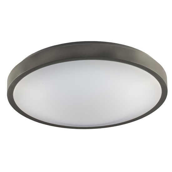 Fantasia OXY plafón redondo en metal plateado, CCT regulable 3000-6000K, LED 12W integrado, Ø 300 mm