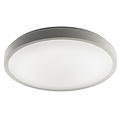 Fantasia OXY ronde plafondlamp in zilverkleurig metaal, CCT instelbaar 3000-6000K, 12W LED geïntegreerd, Ø 300 mm