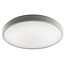 Fantasia OXY ronde plafondlamp in zilverkleurig metaal, CCT instelbaar 3000-6000K, 12W LED geïntegreerd, Ø 300 mm