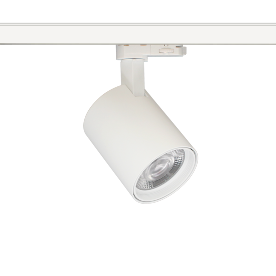 Iluminación de carril orientable LED blanco o negro 15W diseño Citizen 85mm Ø