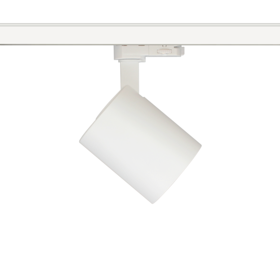 Iluminación de carril orientable LED blanco o negro 15W diseño Citizen 85mm Ø