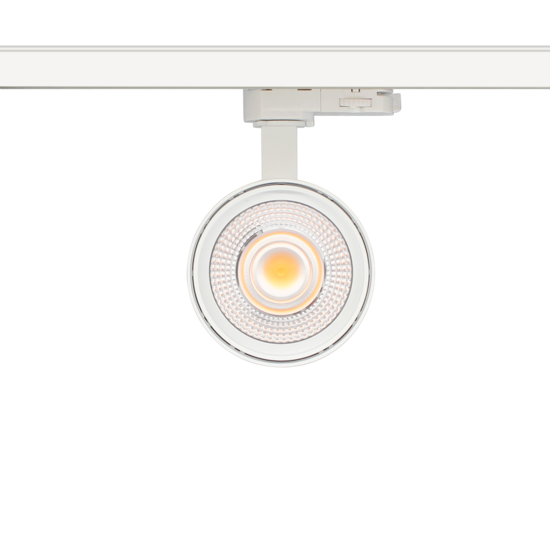 Iluminación de carril orientable LED blanco o negro 15W diseño Citizen 85mm Ø