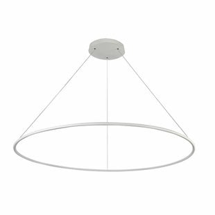 Annu lámpara colgante LED anillo negro ø120 cm regulable