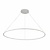Lámpara circular blanca o negra 64 W LED 120 cm XXL cable 3 metros