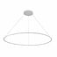 Fantasia Annu lámpara colgante LED anillo negro ø120 cm, 64W, 2240 lúmenes, 3000K blanco cálido, regulable