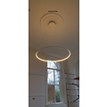 Anillo LED colgante blanco o negro 64 W LED 120 cm