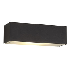 Fantasia Wandleuchte LED schwarz R7S 10W dimmbar, Lampe inklusive