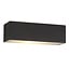 Fantasia Wandleuchte LED schwarz Aluminium, R7S 10W dimmbar, 810 Lumen, 2700K warmweiß, 245x75x82mm, IP20