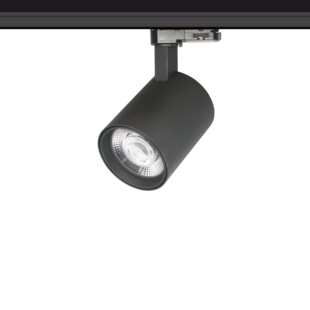 Riel de iluminación orientable blanco o negro LED 25W diseño Citizen 95mm Ø