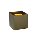 Applique carrée noir doré, blanc, gris, laiton doré ou café LED 4W