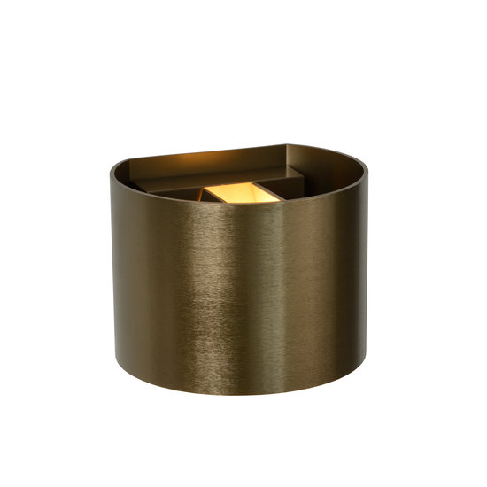 Up down wall lamp black gold, white, gray, gold brass, coffee LED 4W rounded