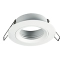 Fantasia Saturn inbouwspot voor GU10, vast (niet richtbaar), mat zwart, aluminium, diameter 80 mm, lamp niet inbegrepen.