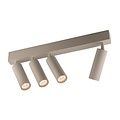 Plafondlamp LED design zwart  of wit richtbaar 4x4W module  360 lumen