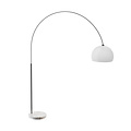 Staande lamp met boog wit 1800-2080mm hoog