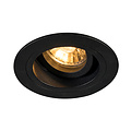 Einbaustrahler Gold mit Schwarz oder komplett Schwarz mit GU10