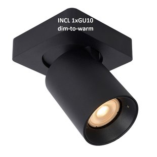 Foco LED de superficie blanco o negro 5W regulable