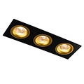 Double recessed spot black hole size 80-175mm outer size 95-190 mm