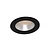 Recessed spot bathroom white, black or gray GU10 IP44 85mm