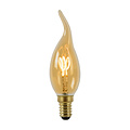 Lampe bougie filament ambre 3W LED