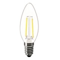 Fantasia LED candle bulb E14, spiral filament, amber glass, 3W, 2200K, dimmable