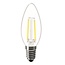 Lampe bougie LED dimmable filament 2W