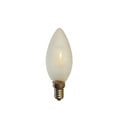 Fantasia Fantasia LED kaarslamp E14, spiraaldraad, amber glas, 3W, 2200K, dimbaar
