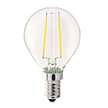 Lámpara de bola LED E27 o E14 regulable barata 2W o 4W