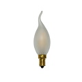 Lampe bougie LED dimmable 4W avec filament col de cygne