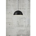 Suspension Ellen 40, abat-jour dôme en acier, diamètre 400 mm, culot E27, câble réglable jusqu'à 2 m, blanc