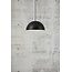 Lampe à suspension pour table diamètre 300 mm ou 400 mm semi-circulaire avec raccord E27 blanc ou noir