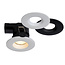 Foco de baño regulable empotrable 6.5W LED medida agujero 70mm blanco y negro