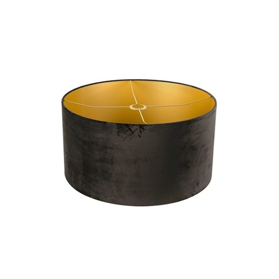 Lamp zwart goud pendelend 500mm Ø