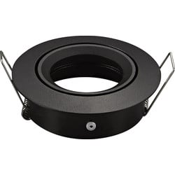 Fantasia Saturn recessed spot GU10 round black adjustable