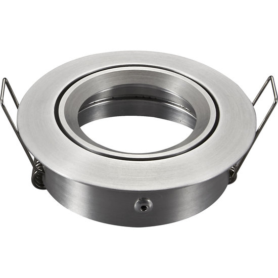 Foco empotrable GU10 sin lámpara redondo blanco, gris o negro orientable