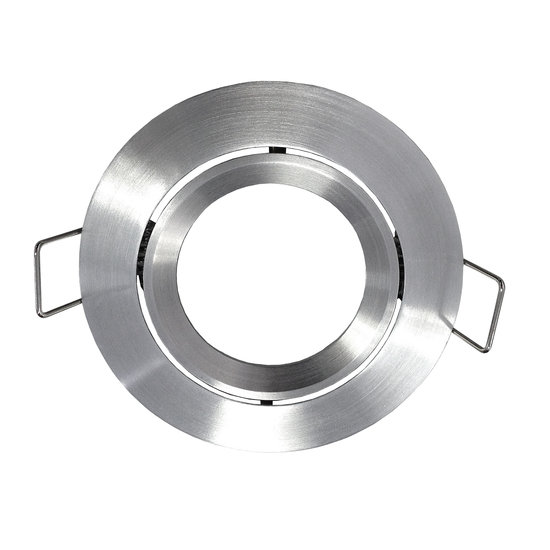 Foco empotrable GU10 sin lámpara redondo blanco, gris o negro orientable