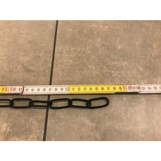 Ketting zwarte schakels