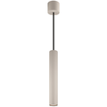 Fantasia Fantasia Lopal suspension noire, tube aluminium, LED 4W 360 lumens, 2700K blanc chaud, dimmable, IP20