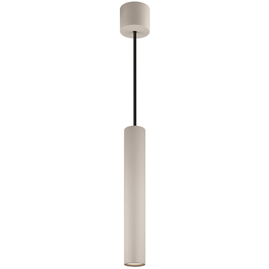 Fantasia Fantasia Lopal pendellamp zwart, aluminium koker, 4W LED 360 lumen, 2700K warm wit, dimbaar, IP20