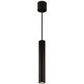 Fantasia Fantasia Lopal pendellamp zwart, aluminium koker, 4W LED 360 lumen, 2700K warm wit, dimbaar, IP20