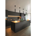 Pendelleuchte LED-Design schwarz oder weiß Röhre 4W Modul 360 Lumen