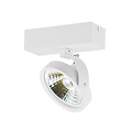 Enkele plafondlamp zwart of wit incl. 1x AR111 12W 2700K 1386 lm