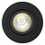 Recessed spot black round hole size 80mm outer size 93.7 mm