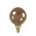 LED filament E27 lamp 5W spiral amber or smoked