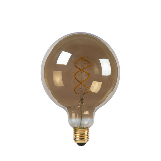 LED filament E27 lamp 5W spiral amber or smoked